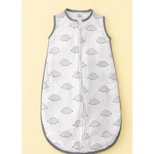 Swaddle Designs Muslin zzZipMe Hedgehog Wearable Cotton Sack Luxe 12-18 Mths
